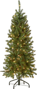 national tree company 4.5ft pre-lit kingswood fir slim, main product view