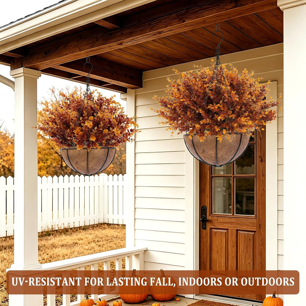 12 bundles artificial fall flowers for outdoors fall, package contents