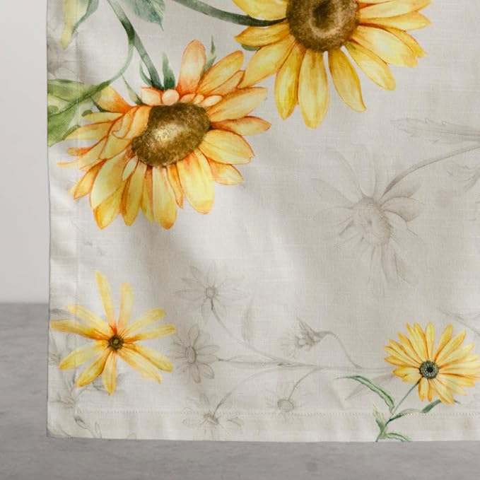Maison d' Hermine Table Runner 100% Cotton Single Layer Table Runners 72 inches Long Decorative for Home Kitchen Dining Party Baby Shower Wedding Bridal Shower Spring Summer (Candice, 14.50" x 72")