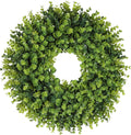 24inch boxwood wreaths for front door all seasons, main product view