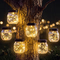 kolpop solar lanterns outdoor waterproof 6 pack, hanging, main product view