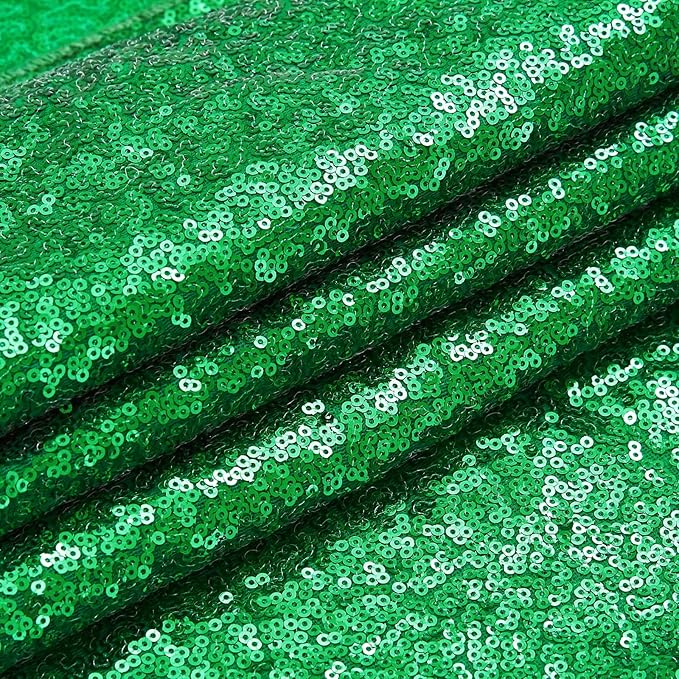 Dark Green 10ftx10ft Sequin Backdrop Curtain Glitter Christmas Background Drapes Sparkle Photography Backdrop for Party Bridal Birthday Decoration