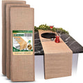 Burlap Table Runners (Pack of 6) – 14”x 108” - No-Fray Finished Edge Premium Quality Natural Table Runner – No Odor, Eco-Friendly Burlap Runner, Perfect for Rustic Table Decor and Other DIY Crafts