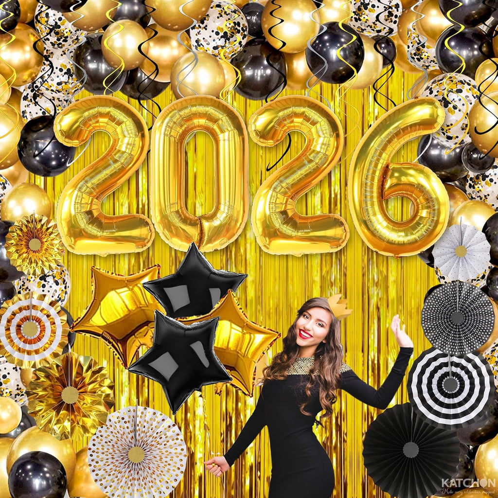 katchon set, pack of 112, new years eve on a desk or shelf