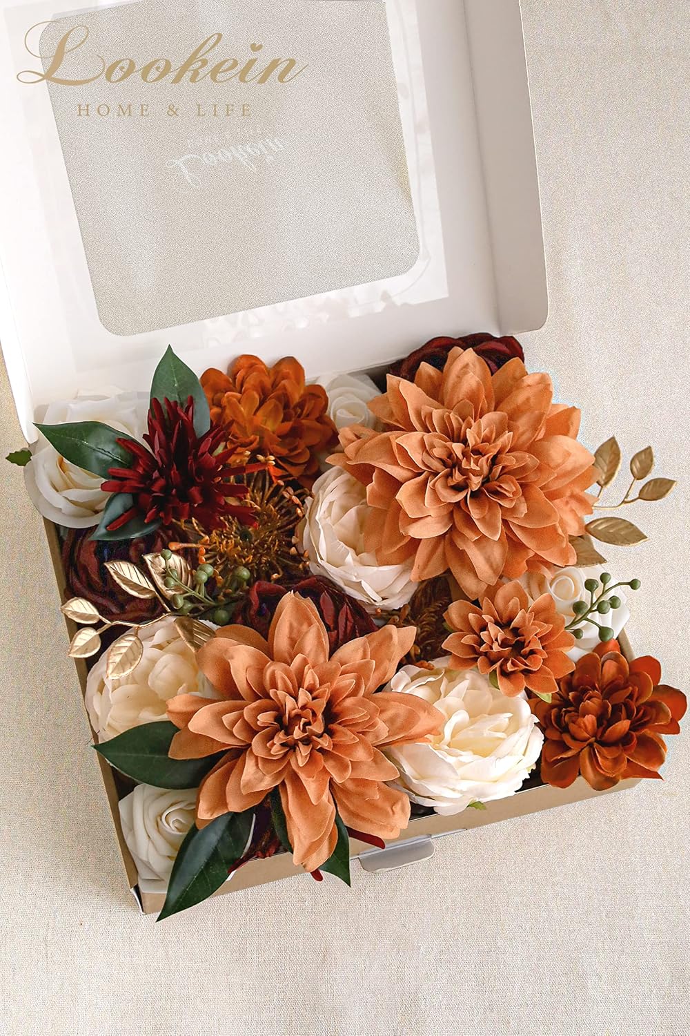 lookein artificial flowers for diy wedding decoration bridal, view 9