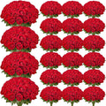 vevor artificial flowers, 500 pcs real looking red, main product view