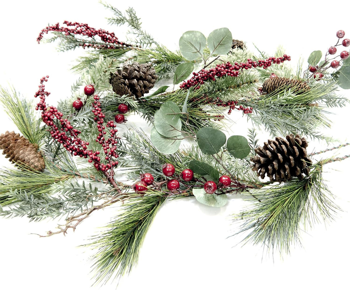 brighton pine christmas garland 72 inch, main product view