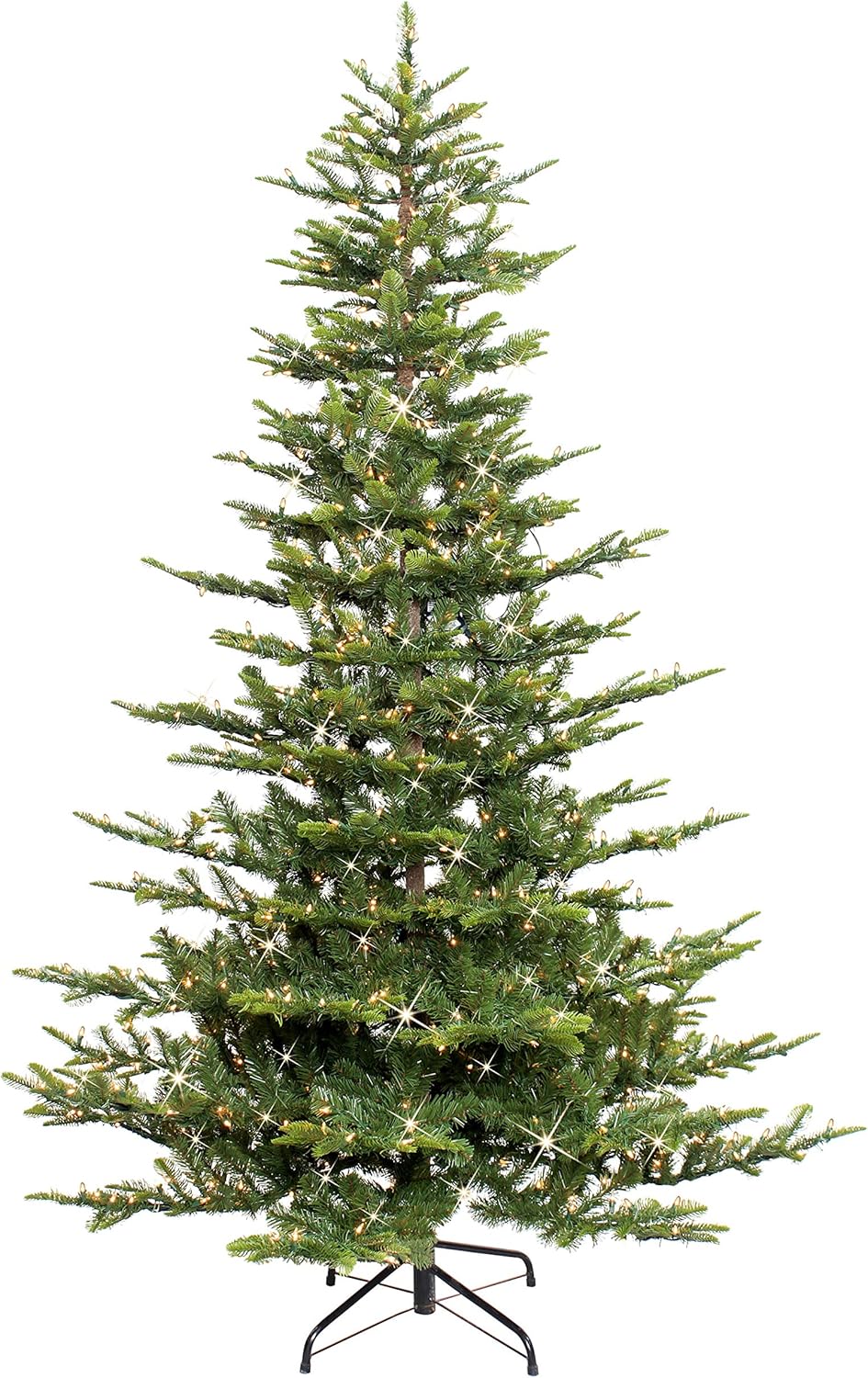 puleo international 6.5ft pre-lit aspen fir artificial christmas, main product view