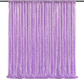 8ft x 8ft Light Purple Sequin Backdrop Curtain Glitter Photo Booth Backdrop for Wedding Birthday Baby Shower Event Decorations