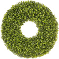 ddhs 23''boxwood wreaths for front door，artificial spring wreaths, main product view