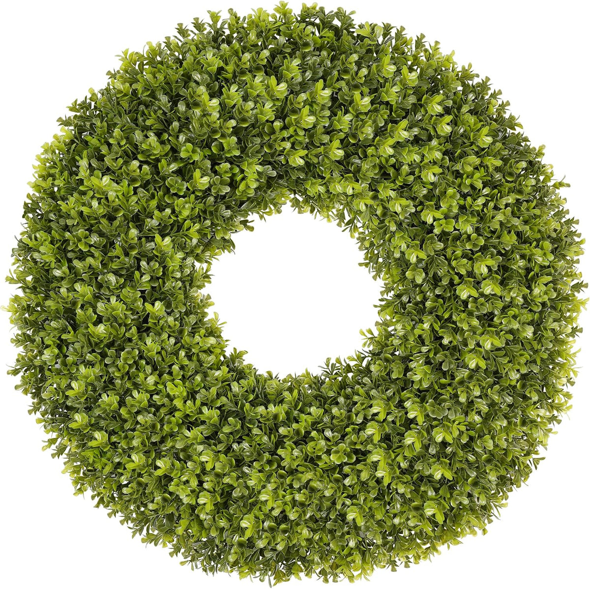 ddhs 23''boxwood wreaths for front door，artificial spring wreaths, main product view