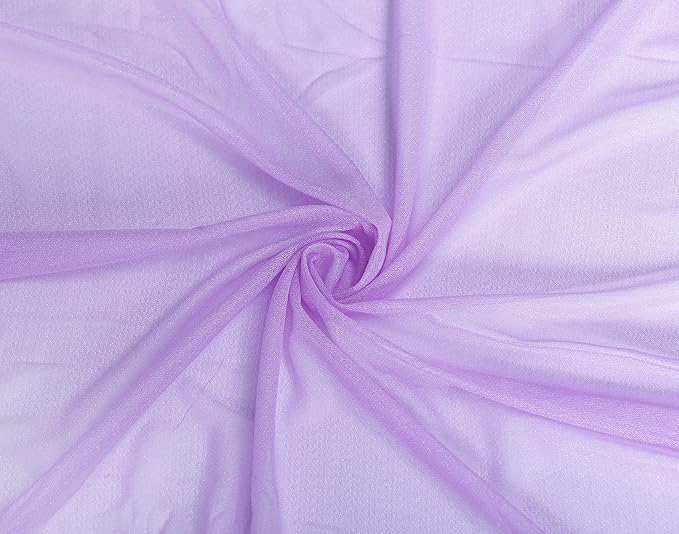 MDS Halloween Chiffon Table Runner - 20 Pack, 29 x 170 Inches, 14ft Each - Sheer Spooky Table Runners for Haunted House Parties, Trick-or-Treat Tables, Witchy Décor, Wedding & Events - Orchid