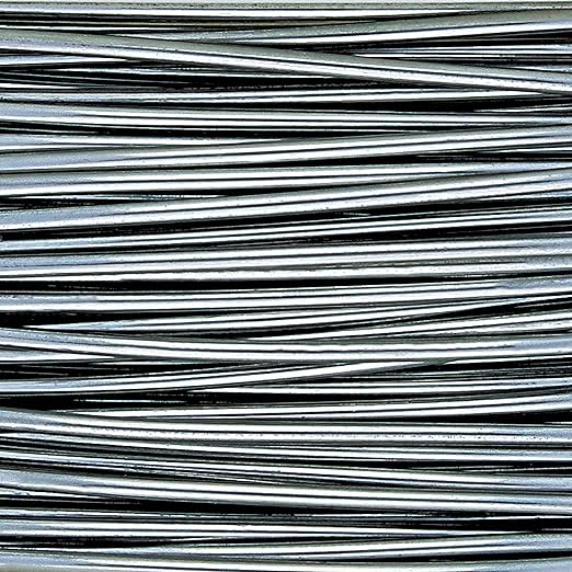The Beadsmith Wire Elements Craft Wire – Tarnish Resistant, Soft Temper, Round, Stainless-Steel Color – 1mm, 18 Gauge, 7 Yard Spool – Jewelry Making, Wire Wrapping, Floral, & Other DIY Crafts