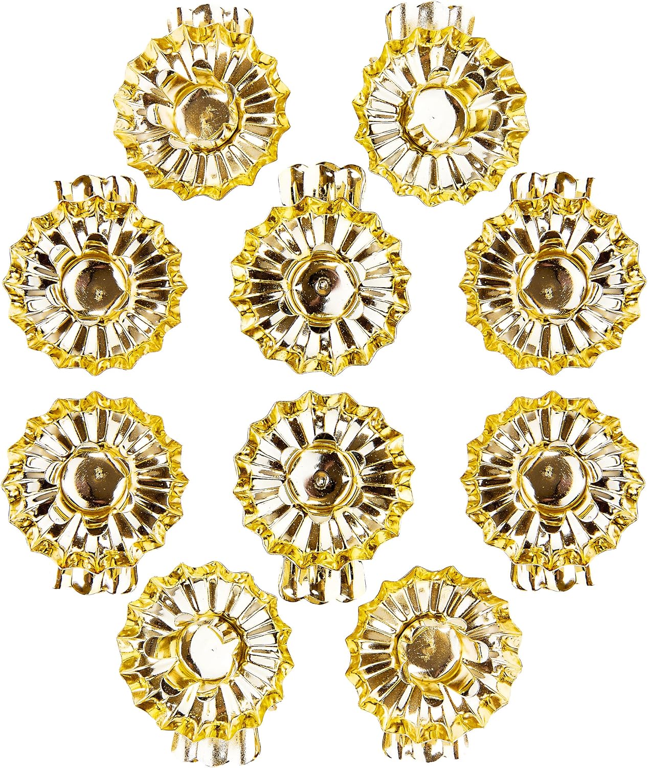 BRUBAKER 20 Pack Tree Candle Holders for Christmas Tree - Gold - Traditional Vintage Candle Holders with Clip