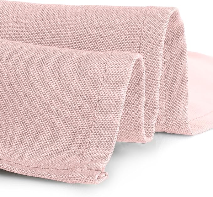 Gee Di Moda Rectangle Tablecloth - 60 x 84 Inch Pink Table Cloth for 5 Foot Rectangle Table - Heavy Duty Washable Fabric - for 5 Ft Buffet Table, Holiday Party, Dinner, Wedding & Baby Shower