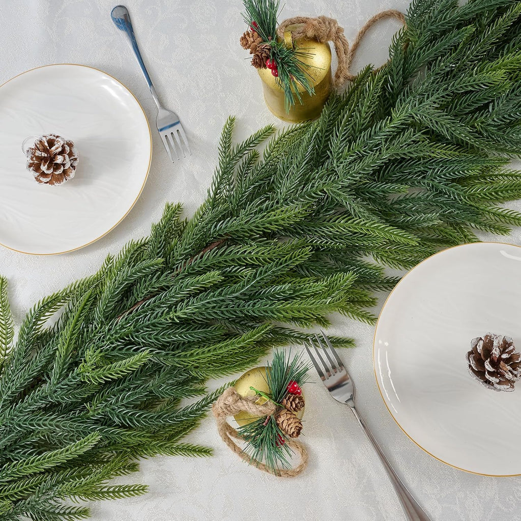 9 ft christmas norfolk pine garlands for mantel, main product view