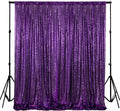ShinyBeauty 4FT x 7FT Purple Sequin Backdrop | Photobooth Background | Wedding & Event Decor | Rustic & Elegant Sequin Fabric | Perfect for Photography & Parties | Durable Sequin Curtains