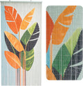 vietbud tropical leaves beaded doorway curtain 35.4" x, main product view