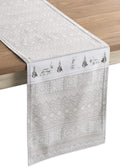Maison d' Hermine Table Runner 100% Cotton Single Layer Table Runners 36 inches Long Decorative for Home Kitchen Dining Party Baby Shower Wedding Bridal Shower (Cozy Christmas, 14.50" x 36")