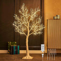 litbloom white tree with lights plug in 4ft, main product view