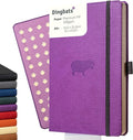 Dingbats* Wildlife Lined Writing Journal Notebook A5 - Vegan Leather Hardcover - Ideal for Work, Travel - Pocket, Elastic Closure, & Bookmark