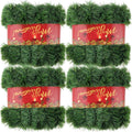 total 200 ft green christmas garland decorations, christmas, main product view