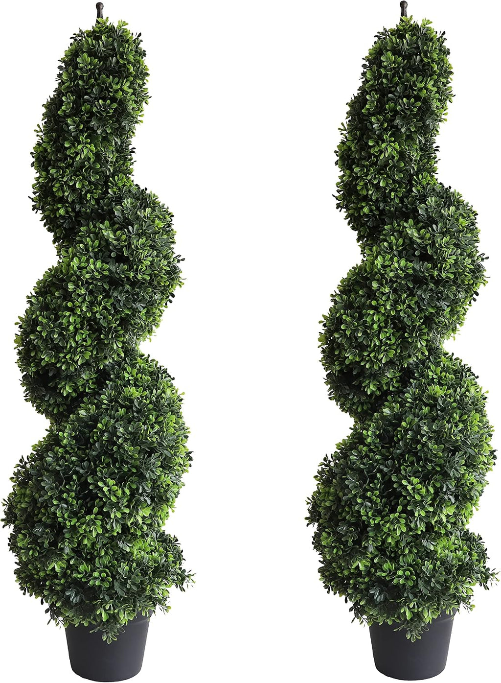 artificial topiary trees 43.3 inch/3.6 ft boxwood spiral, main product view