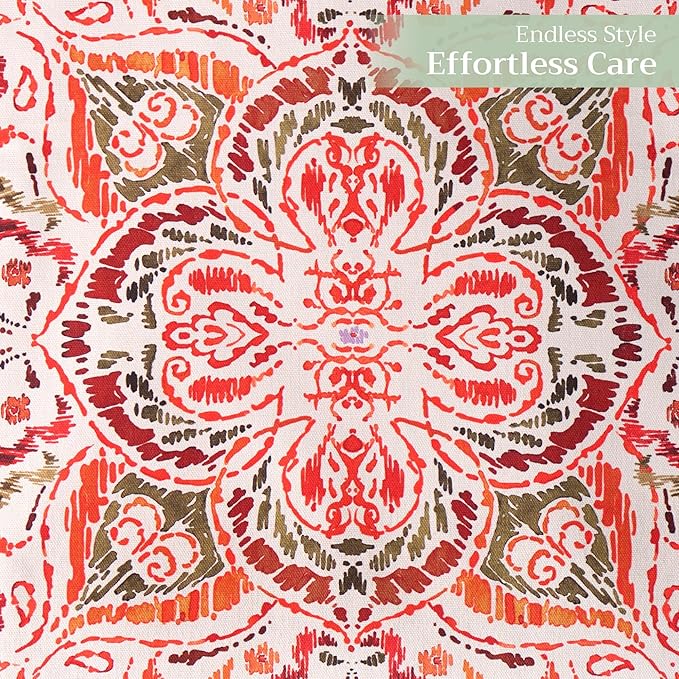 Maison d' Hermine Table Runner 100% Cotton Single Layer Table Runners 72 inches Long for Thanksgiving Christmas Decorations Home Kitchen Dining Party Wedding (Damask, 14.5" x 72")