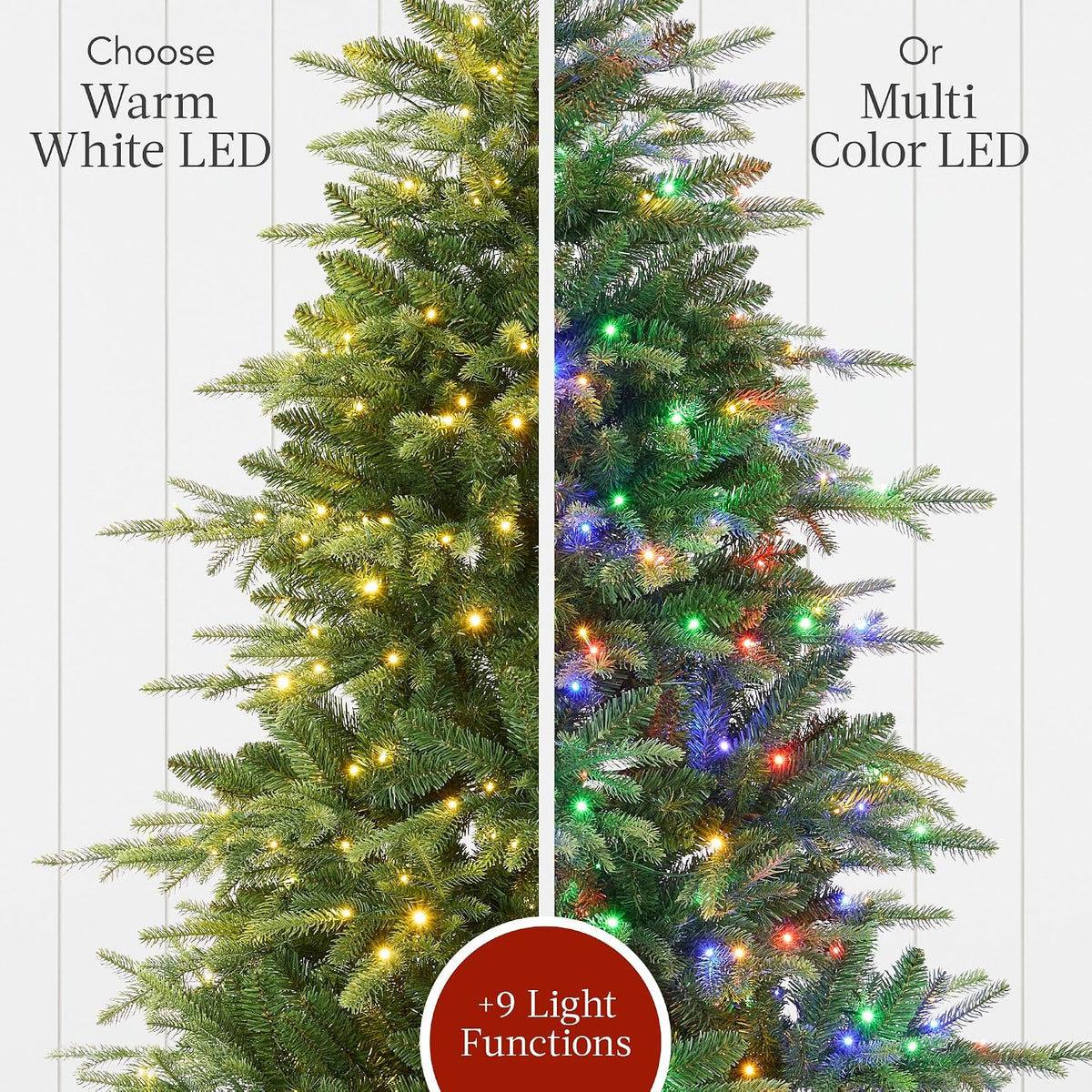 best choice products full aspen christmas tree, 7.5ft, package contents