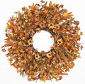 ghrdopy 24 inch fall wreath front door, artificial, main product view