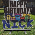 victorystore yard decoration stand, 4 foot yard card, main product view