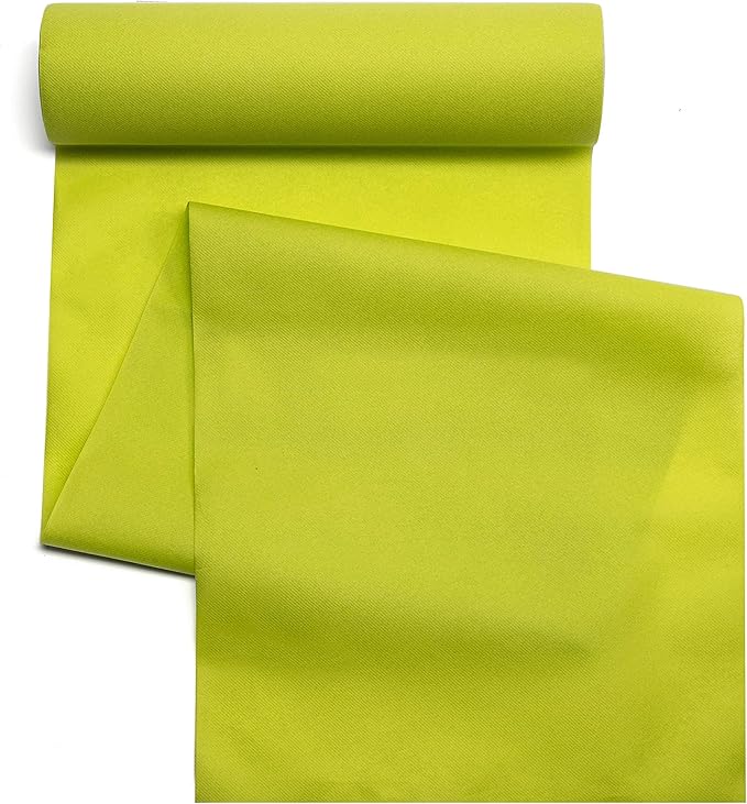 American Homestead Paper Table Runner Roll - 78 ft. Disposable Linen-Like Table Cover Roll - 20 Perforated Table Runners (16" x 48") for Parties, Weddings, and Events - Kiwi Green