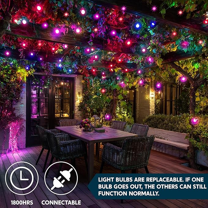 Joiedomi Pink Christmas String Lights,200(2x100) 42.8FT Valentines Day Fairy Tree Lights Plug in for Indoor Outdoor Xmas Valentines Decor Patio Holiday Theme Party Yard House,Green Wire