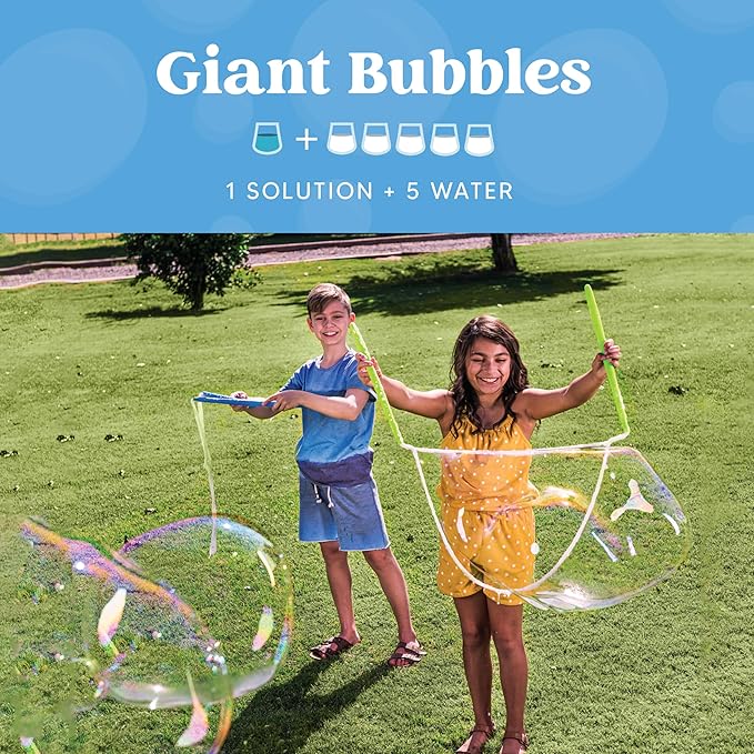 JOYIN 32 OZ Concentrated Bubble Solution for Bubble Machines (Up to 2.5 Gallons), Concentrated Solution Refills for Machine, Wands, Blower, Easter, Kids, Parties