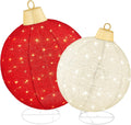 best choice products 2pc lighted pop-up outdoor christmas, main product view