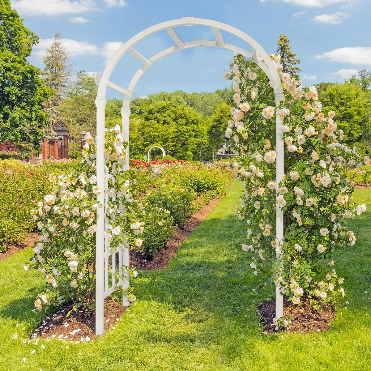 vingli vinyl garden arbor, pvc wedding arch for, main product view