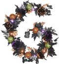 valery madelyn 6ft pre-lit halloween garland for mantle, main product view