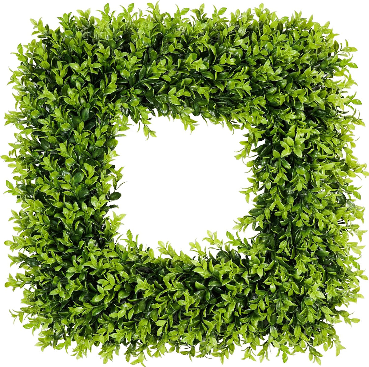 20 inch large boxwood wreath spring summer artificial, main product view