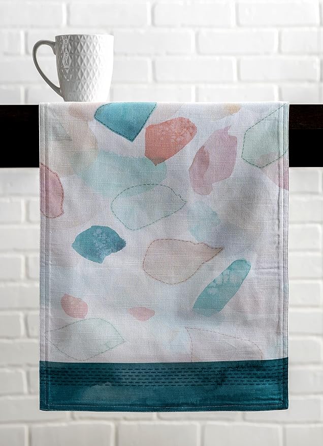 Maison d' Hermine Table Runner 100% Cotton Double Layer Table Runners 108 inches Long Decorative for Home Kitchen Dining Party Wedding Bridal Shower Spring Summer (Summer Picnic, 14.50" x 108")