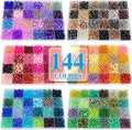 xseino about 7200pcs 144 colors 6mm crackle glass, main product view