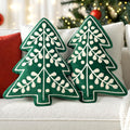 aels embroidered 18.5" merry christmas tree decorative throw, main product view