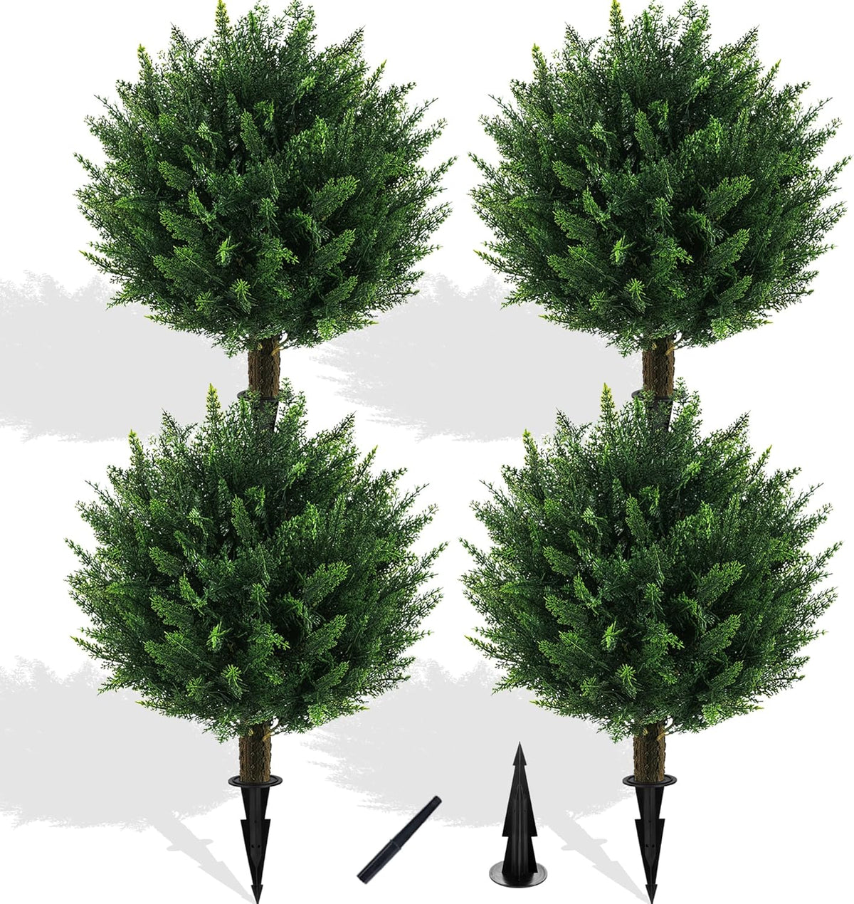 uv resistant fake bushes artificial shrubs for outdoors, main product view