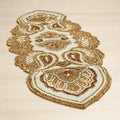 lightnpro beaded christmas table runner, fancy handmade decorative, main product view