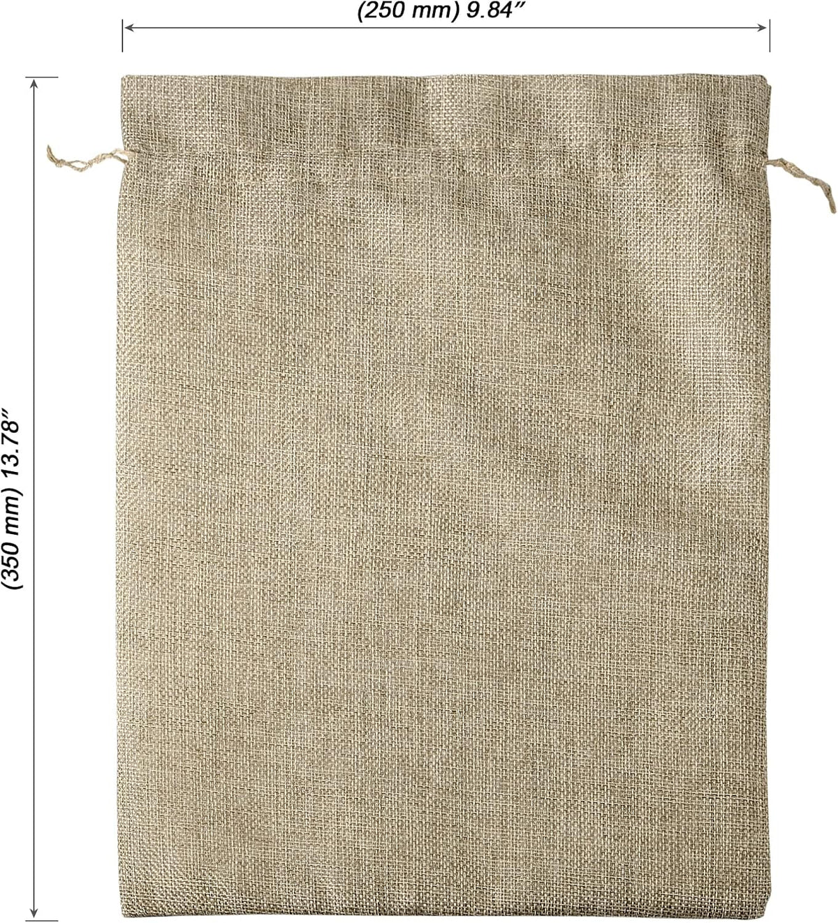 mouyat 30 pcs 10 x 14 inch burlap shown in use