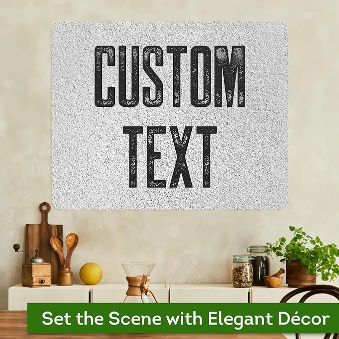 Custom Sign, Custom Street Sign, 11 Font Colors, 13 Font Styles, 4 Hole Options, 22 Sizes, 24x30 Inches, Rust Free DiBound, Fade Resistant, Made in USA by My Sign Center (Concrete)