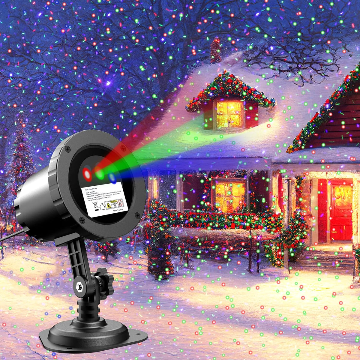 christmas laser lights projector outdoor, airivo 3 color, main product view