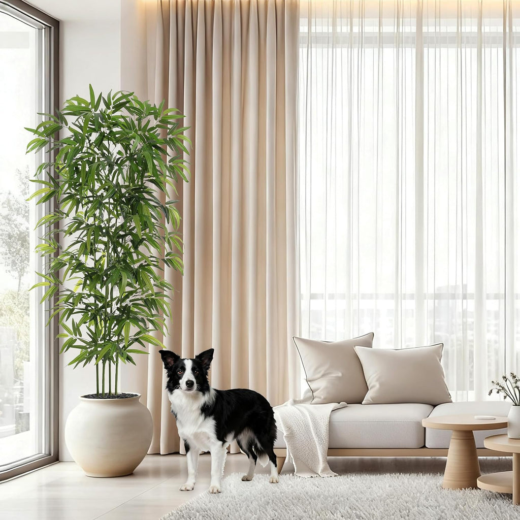 artificial bamboo tree: 6ft fake bamboo plant faux, view 9