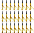 50 Pcs Metallic Fringed Party Blowers Noise Makers Gold Black Blowout Whistle Noisemakers New Year Eve Birthday Party Favor Supplies Events