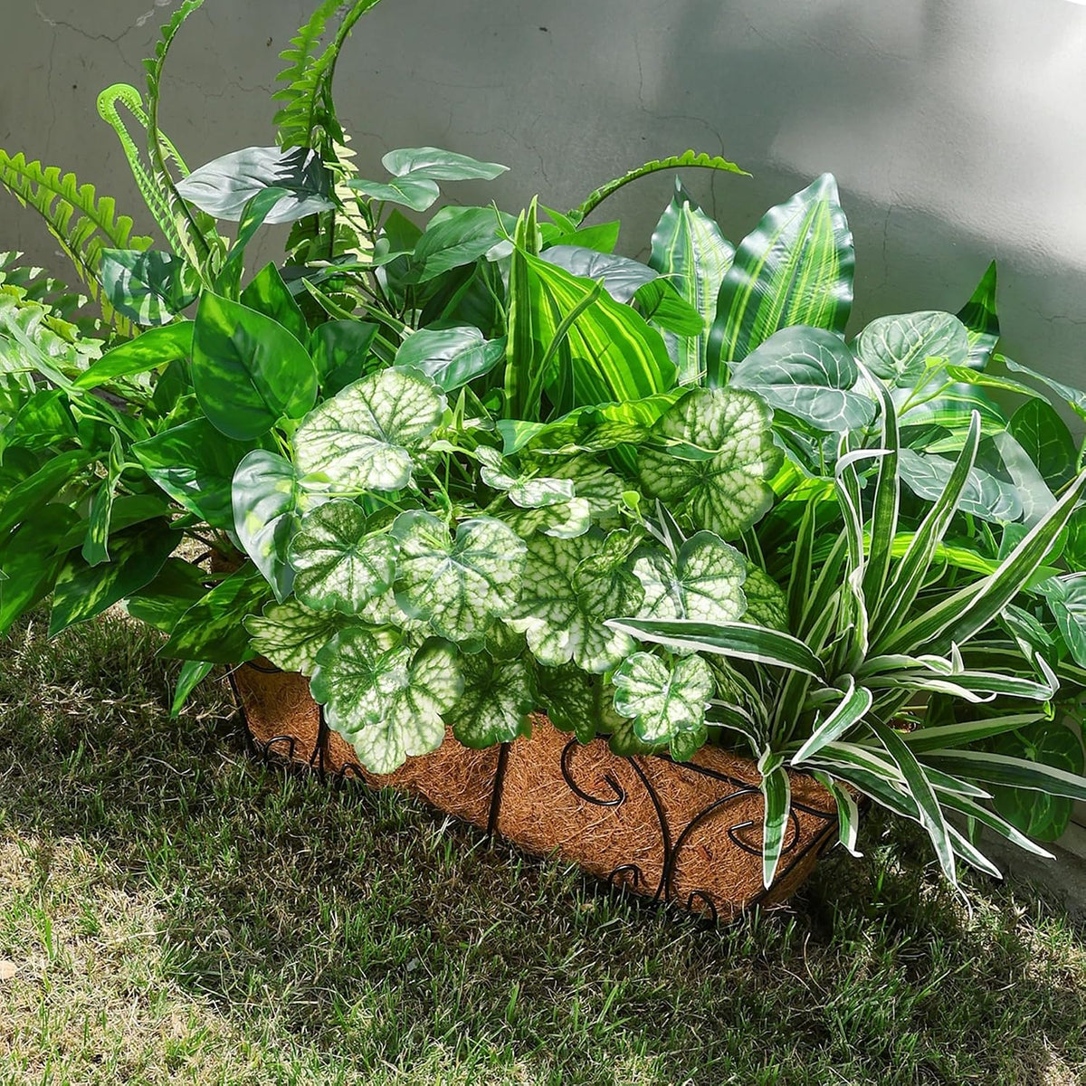 Starttag Artificial Bunches Greenery Plants Fake Plastic Leaves with Stems UV...