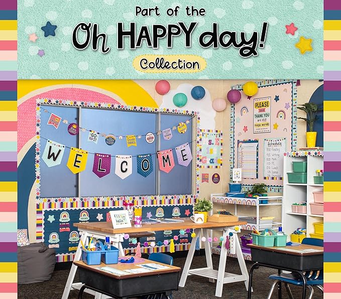 Oh Happy Day Pom-Poms and Tassels Garland